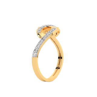 Sway Diamond Engagement Ring